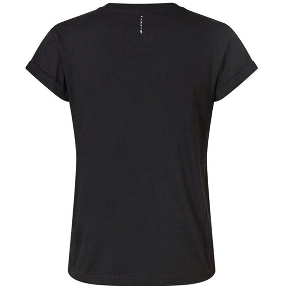 NWT AllSaints Anna Cuff Sleeve Cotton T-Shirt size 6 - Picture 3 of 6